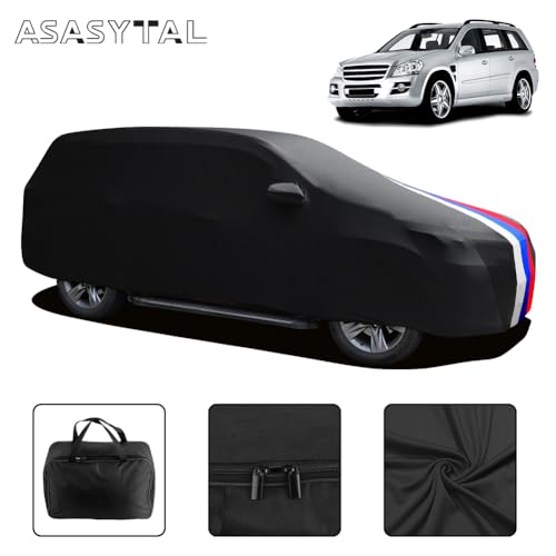 Image of Indoor Car Cover for Compatible with SUV 176-187 Inch Dustproof Full Protection Breathable Stretch Cover Underground Garage Car Show