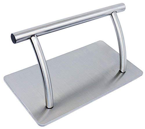 LOVECRAZY Repose-pieds métallique pour fauteuils de coiffure, couleur argentée 4 x Pequeños