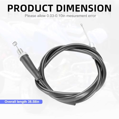 Image of Throttle Cable Compatible with Yamaha Raptor 660 YFM660R 2001-2005 5LP-26311-00-00