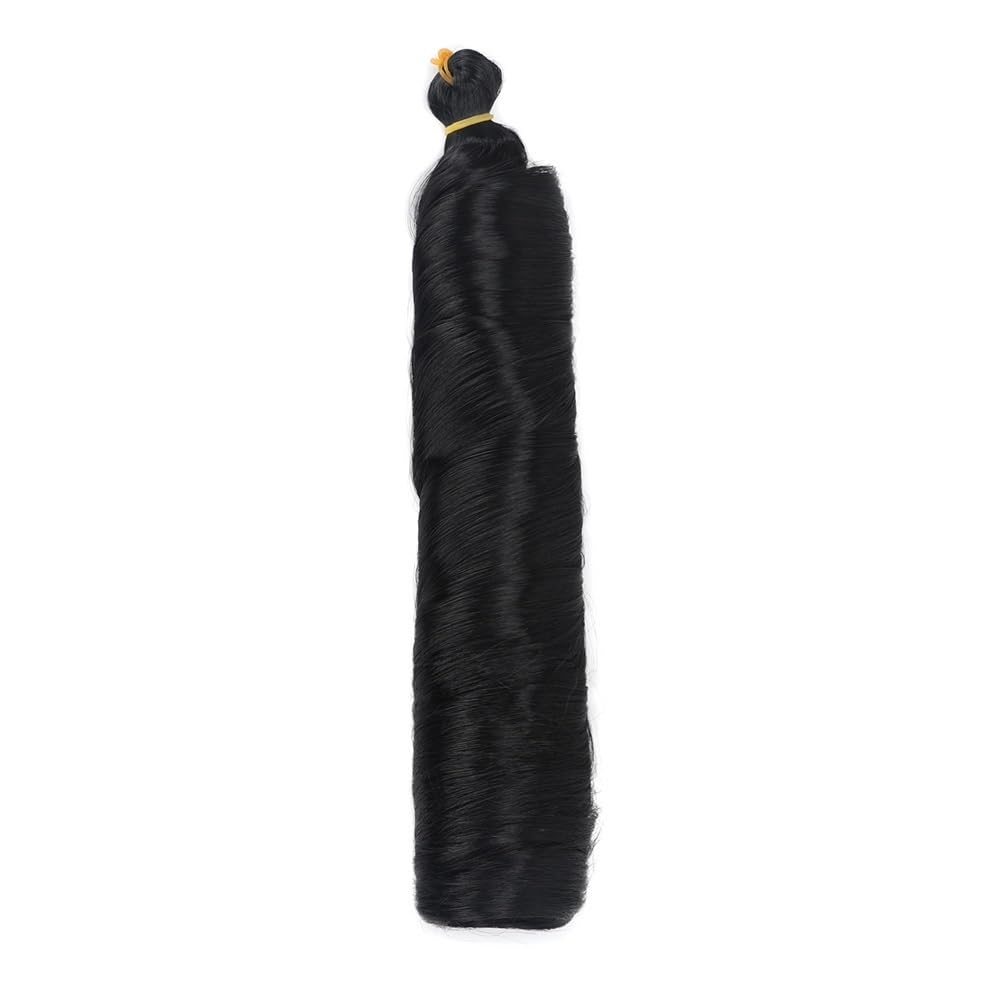 French Curl Braiding Hair 24 cale 6 sztuk Bouncy Loose Wave Peruki Szydełkowe warkocze Przedłużenia dla Kobiet Włosy Klip In (OTB29#)