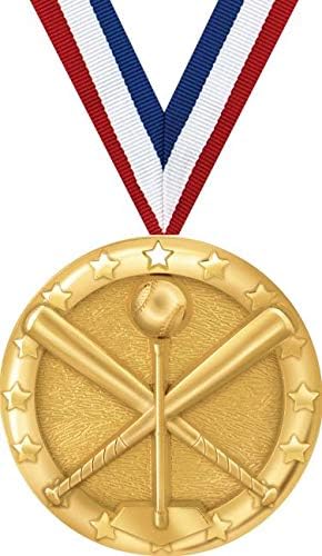 T-Ball Medals - 2" Gold T-Ball Team Medal Awards