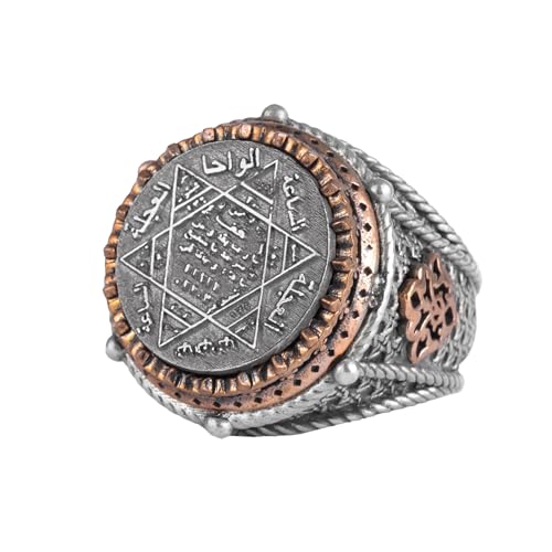 Bague étoile de David en argent 925 KAMBO fait main style vintage