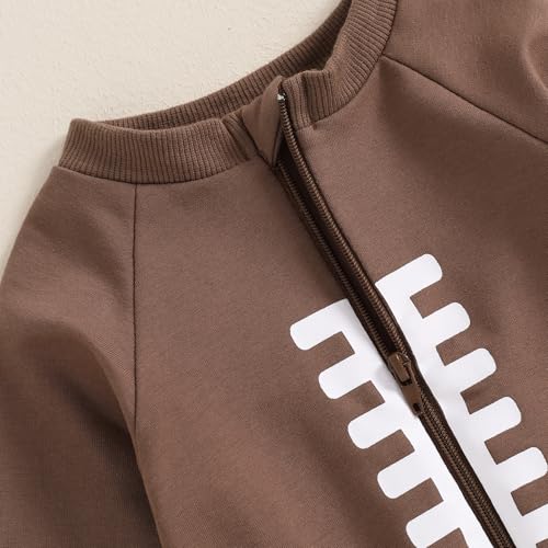 Qiylii Newborn Baby Boys Girls One Piece Football Footies Pajamas Zip-Up Footed Romper Jumpsuit Sleeper Infant Outfits4