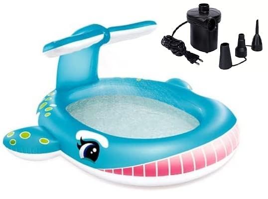 KAVIN Inflatable Swimming Pool Play Center Bath Tubs for Kids and Adults with Pump for Pool Party Fun Multicolor (Style-5)