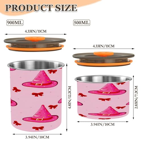 Envase hermético para café de acero inoxidable 17 oz miniatura 3