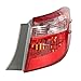 munirater 1-Pack Rear Right Tail Light Brake Lamp Assembly Replacement for Corolla 2017 Outer Passenger Side