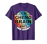 Cancer Chemo Brain Retro Awareness Gift T-Shirt