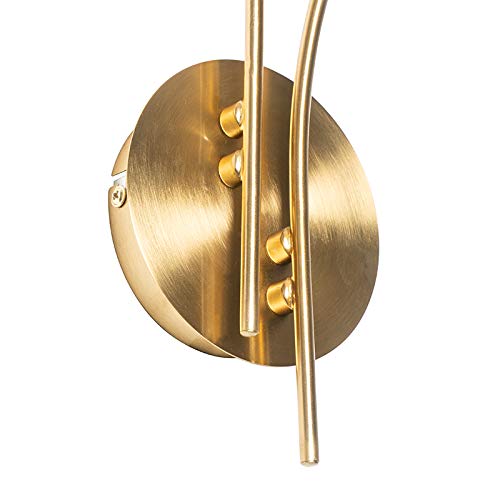 Qazqa athens - Lampada da soffitto rustico - 5 luce - L 255 mm - Oro/Ottone - rustico - Soggiorno I Camera da letto I Sala da Pranzo I Cucina