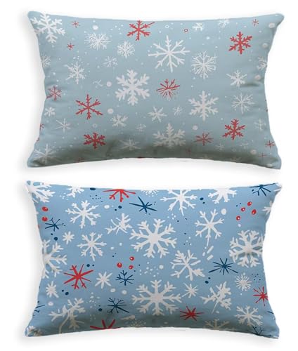 Housse de coussin bleu 50 x 70 rectangulaire taie oreiller velours