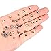 1440 Pieces Hotfix Rhinestones Crystals Hot Fix Clear AB Crystals Round Flatback Gems Glass Stones Crystal Rhinestones Bulk for Crafts Clothing Dance Costumes, 5mm