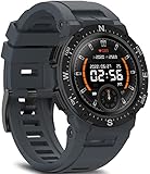 Bebinca Smartwatch Hombre Deportes 1.3' Hacer y Recibir Llamadas Manos Libres Micrófono Bluetooth, Escuchar música Altavoz 128 MB, Rastreador de Ejercicios 5ATM Impermeable iOS / Android