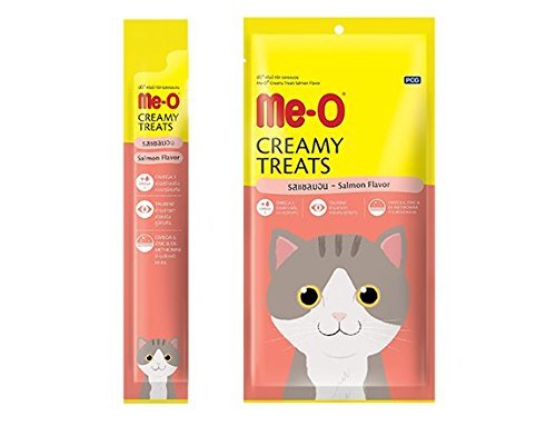 Me-O Adult Cat Food Wet Creamy Treats Salmon, 60 g (Pack of 12) (B07FRJ5YGP) Amazon Price History, Amazon Price Tracker