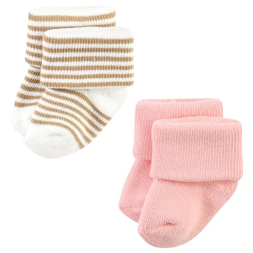 Image of Hudson Baby Baby 8-pack Cotton Rich Newborn and Terry Socks