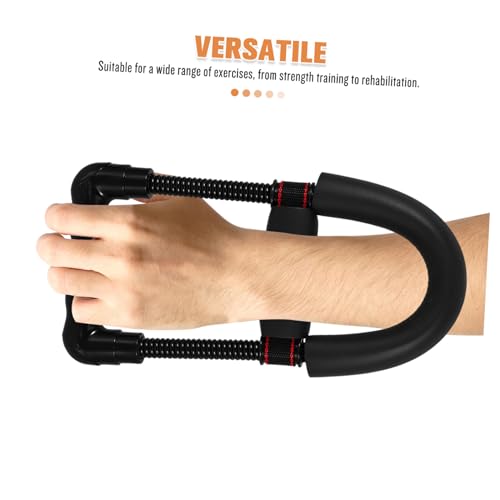 BESPORTBLE Wrist Strength Grip Strengthener Hand Grips for Strength Training Men Training Device Wrist Trainer for Men Forearm Strengthener Grip Exercise Tool Wrist Device Carbon Steel Black - Image 4