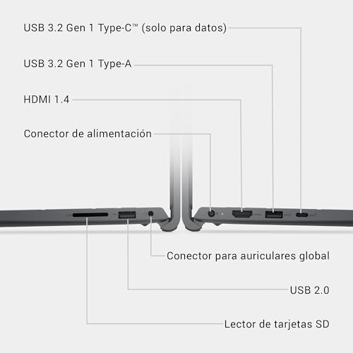 Miniatura 9 de Dell 15 Ordenador Portátildc15250 15.6 Fhd 1920 X 1080 120 Hz, Procesador Intel Core I5-1334u, Gráficos Intel Uhd, 16gb Ram, 512gb Ssd, Windows 11 Home, Teclado Qwerty Espanol - Negro Carbón