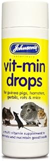 Johnsons Hamster and Gerbil Vit-Min Drops, transparent,100 ml (Pack of 1)