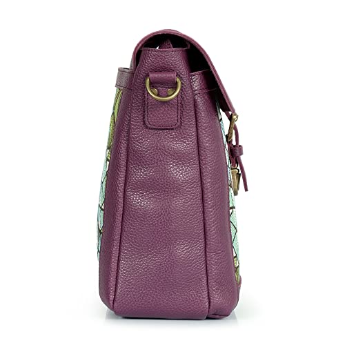 Bolso mensajero de cuero genuino Londo para laptop miniatura 6