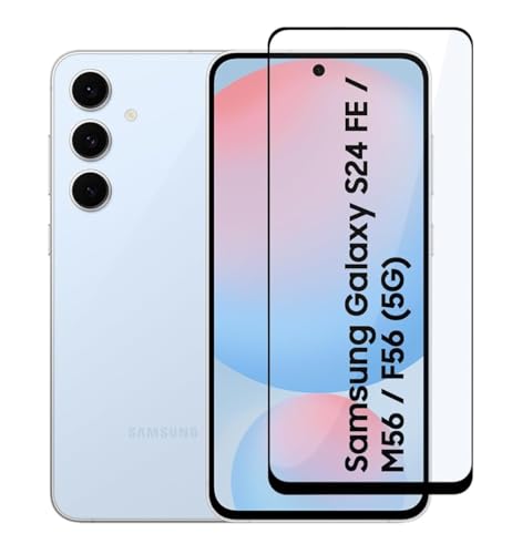 Image of HD Tempered Glass Screen Protector Compatible for Samsung Galaxy M56 5G with Edge to Edge coverage and Easy Installation kit