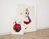 Nacnic Plakat Mały Książę dla małych dzieci. Alicia Blatt und Prince in Planeten mit Definitionen. Plakate und Illustrationen für Kindergeschichten. Format A4