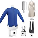 ZenHailure Automatisches Hemdbügeleisen,Bügelpuppe,Hemdenbügler and Bügelmaschine,Timer (0–60 Minuten)-Heiztemperatur:60–70°c-Für Hemden,Blusen,T-Shirts,Hosen A