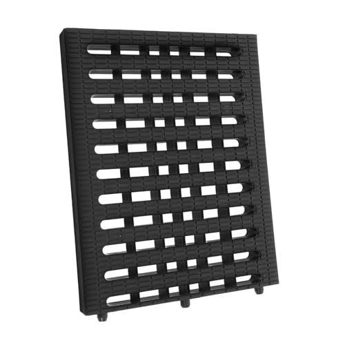 HOLIDYOYO Resin Channel Drain Gutter Angled Drainage Grate Outdoor Trench Accessory Enhance Your Outdoor Drainage