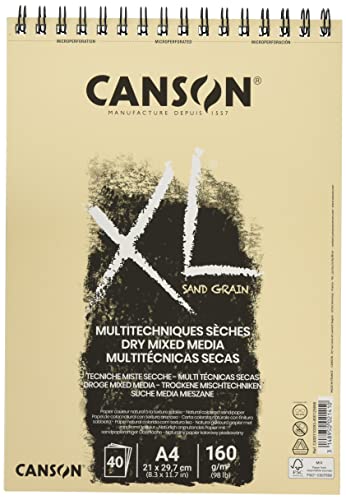 CANSON XL Sand Grain Mixed Media Drawing Pad