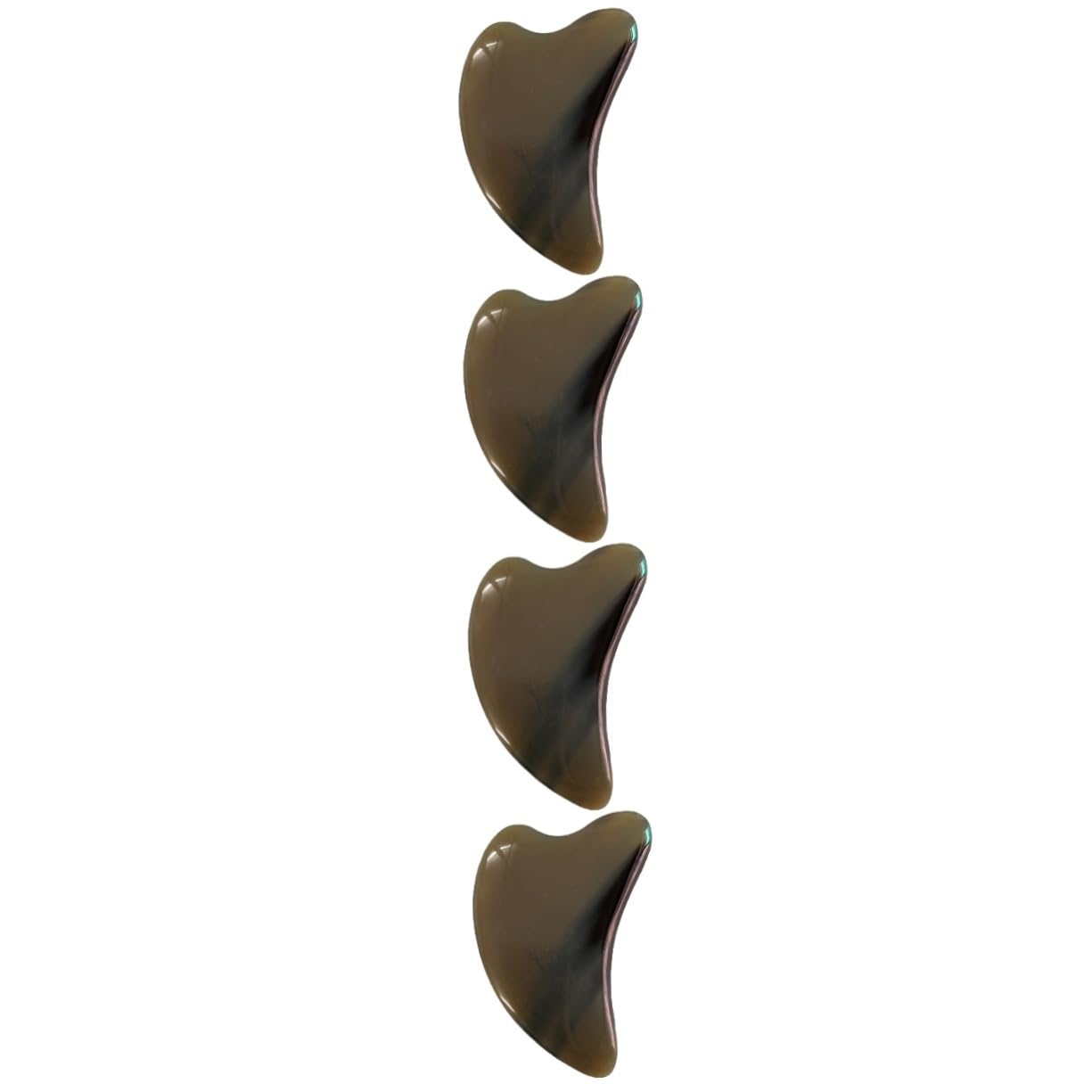 FOMIYES Lot De 4 Outils De Massage Guasha Lglau Pour Le Corps Planche Guasha Pour Le Visage Le Cou Les Mains Et Les Pieds Outil De Grattage Outil De Beauté Multifonctionnel Pour Occasions