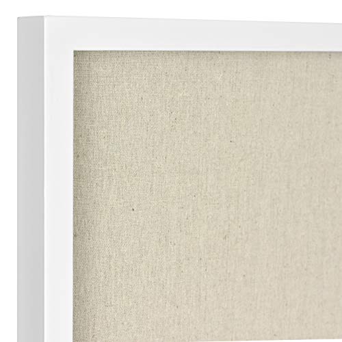 Image of MCS Linen Lined Shadow Box Frame, 10 x 10 in, White