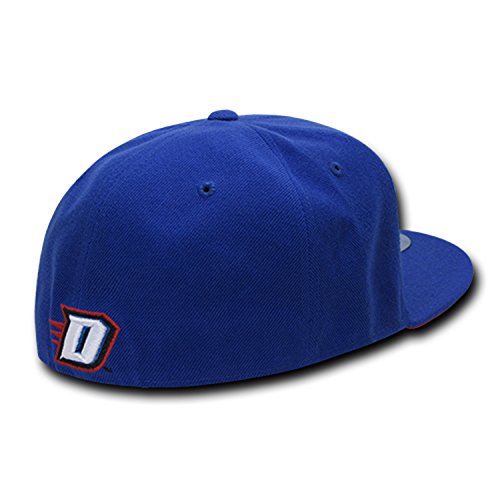 Gorra ajustada plana béisbol Royal Blue miniatura 3