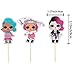 33 Pieces LOL Cake Topper Toppers,Cupcake Decoration for Party Supplies