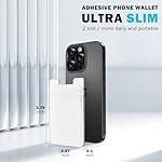 2Pack-Phone-WalletLeather-Phone-Card-Holder-Adhesive-Stick-On-Credit-Card-Pocket-for-Back-of-Phone-Case-iPhone-and-Android-WhiteGrey