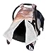 Baby Car Seat Canopy Cover for Mom, Soft Breathable Nursing Breastfeeding Covers Multi Use Stroller Sun Shade Newborn Shower Gift，Steam Train Depart Sunset