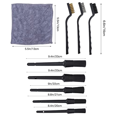 Escovas De Limpeza Do Carro Detalhes Cleaner: 15 Pcs Pincéis Detalhando Escovas Preto Auto Interior