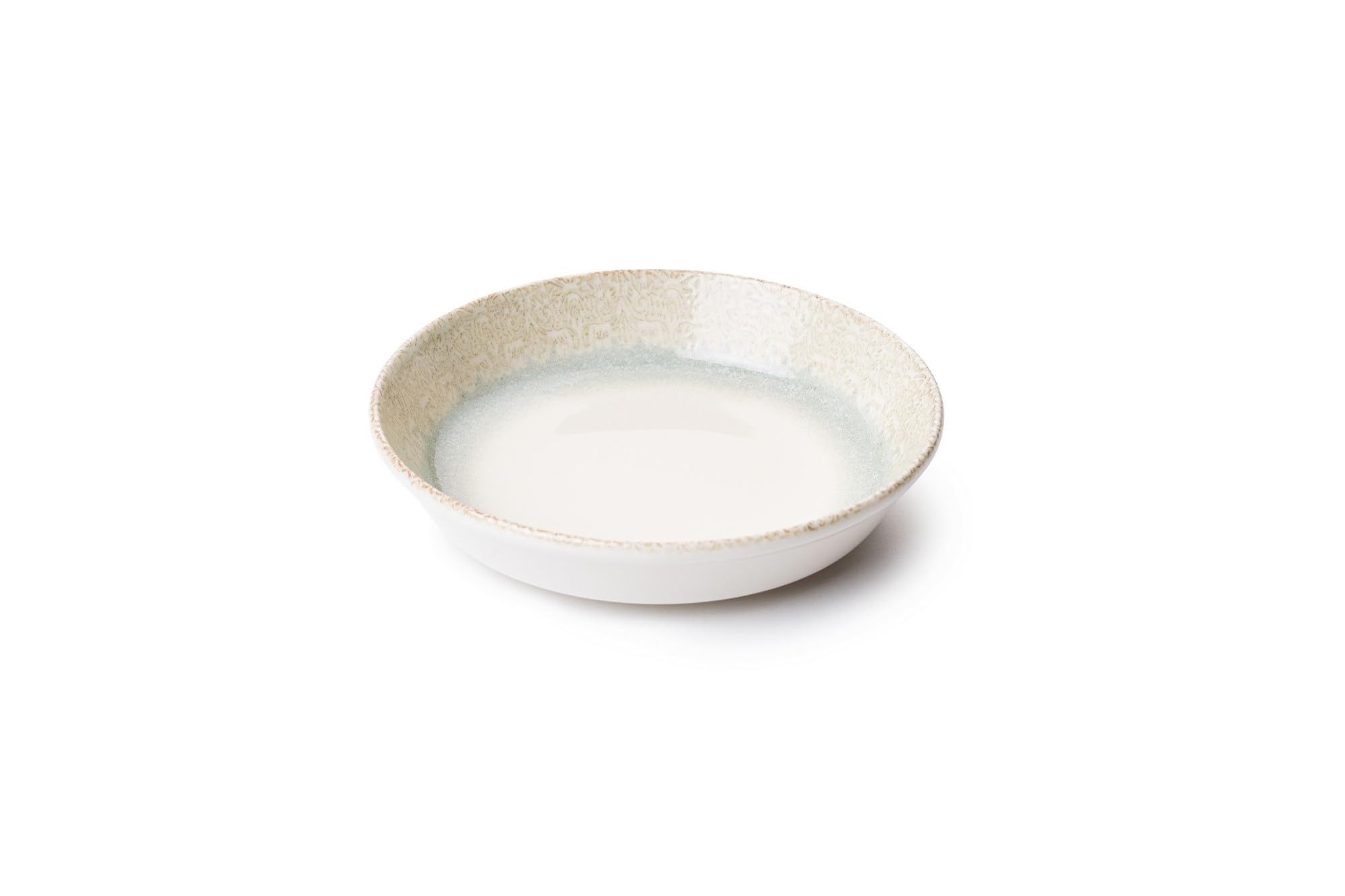 Service de dîner de 27 pièces, 100% porcelaine, vert et crème | Comprend des assiettes de service, des bols, des assiettes à dessert et des assiettes à bateau. Passe au lave-vaisselle et au