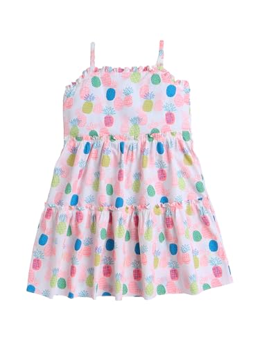 Image of The Magic Wand Printed Dresses for Kids Baby Girls, Fancy Stylish Knee Length Once Piece Frocks for Girls, Casual Dress for Summer Season