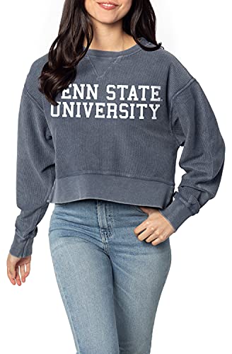 Image of chicka-d NCAA womens Corded Boxy Pullover
