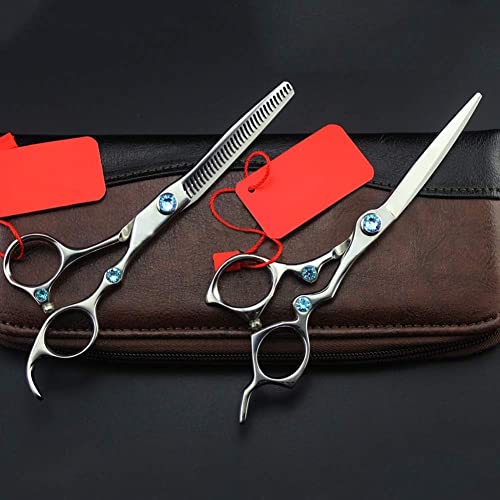 HXYONGN Hairdresser Razor Haircut,Cheap Hairdressing Scissors,Barber Thinning Scissors,6.0" Hair Scissors