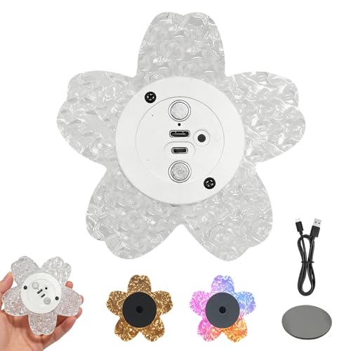 Générique Luce con sensore di movimento | Lampada a LED con sensore di movimento magnetico a forma di fiore,Applique da camera da letto | Camera, Corridoio, Patio, Balcone, Giardino,