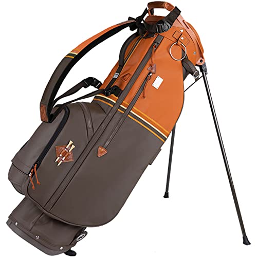 Sun Mountain Men's Mid-Stripe Single Strap Stand Bag '23 - Cabin-Umber-Wheat