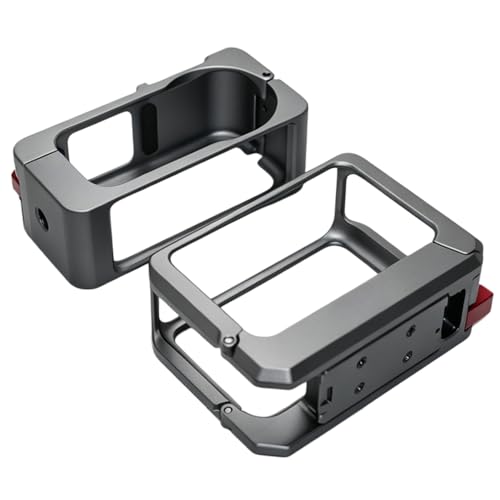 Cage Osmo Nano en aluminium gris avec double module et fixation 1/4