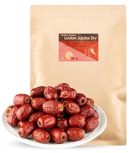 NaTruly(ナトゥリー) 楼蘭 なつめ ドライ 種なし 250g しっとり 棗 無農薬 添加物不使用