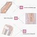 6 Packs Clear Cosmetics Bags for Women Men Waterproof Toiletry Bags PVC Makeup Bags Organizer Case with Zipper for Travel Bathroom (6 pink Colors)
