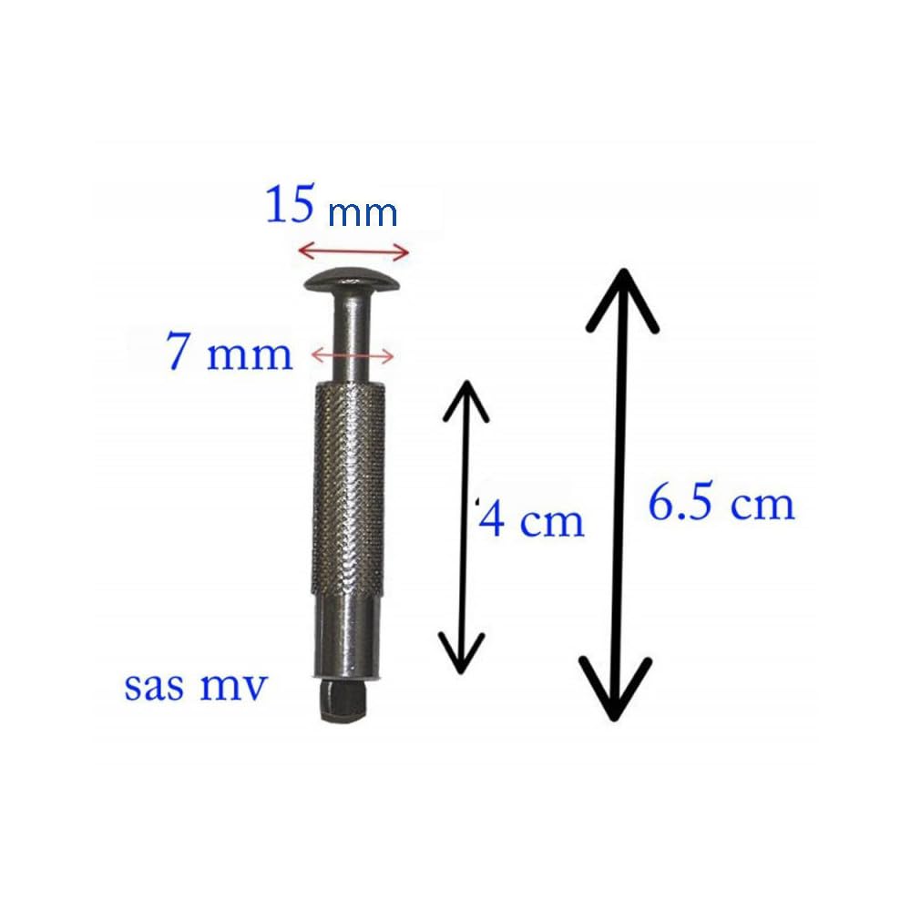 jardiboutique - Lot de 20 Pitons Douille INOX ø 12 mm, pour bâche de Piscine.