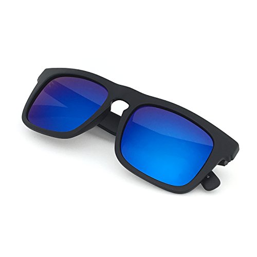 J+S Raglan Surfer’s Choice Flash Mirror Lens Standard Fit Square Matte Finish Polarized