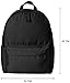 AmazonBasics, Mochila de estilo clásico, Negro