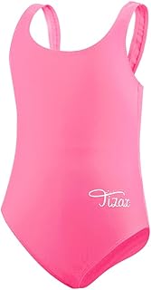 TIZAX Traje de Baño de Una Pieza para Niña UPF 50+ Bañador Deportivo para Niñas Racerback Correa Gruesa
