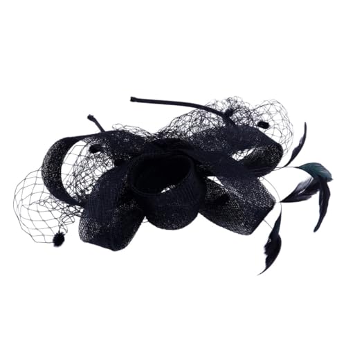 Bibi fascinator rétro Veemoon voile résille accessoire de coiffure de soirée - 7