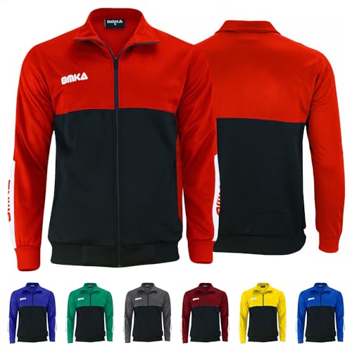 Veste football OMKA Optima coupe ergonomique rouge taille 52 sport