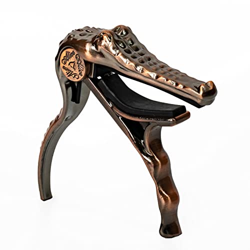 Alice Guitar Capo for Acoustic and Electric Guitars - Alligator Shape Aluminum Alloy Acoustic Guitar...