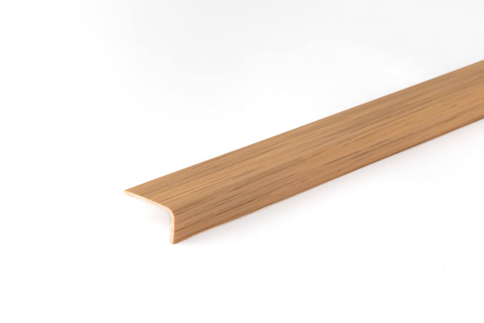 Cezar Oak, Ash Tree, Walnut, Light Oak Tmw Profiels Wood Effect Plastic Pvc Corner 90° 1 Meter Angle Wall Guard Edge Protector Tmw Profiles (Light Oak, 20X10 Mm)